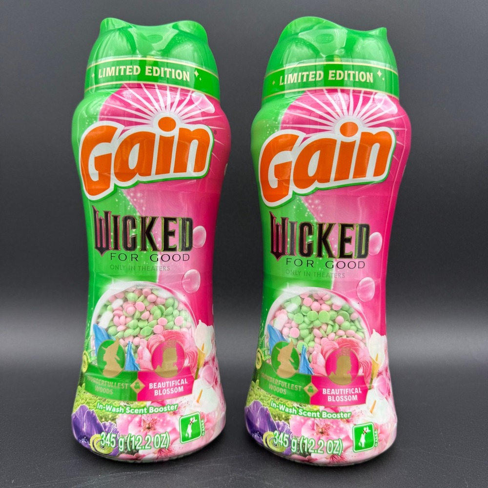 Gain Wicked For Good Scent Booster Beads 12.2oz Limited Edition 2 Pack New